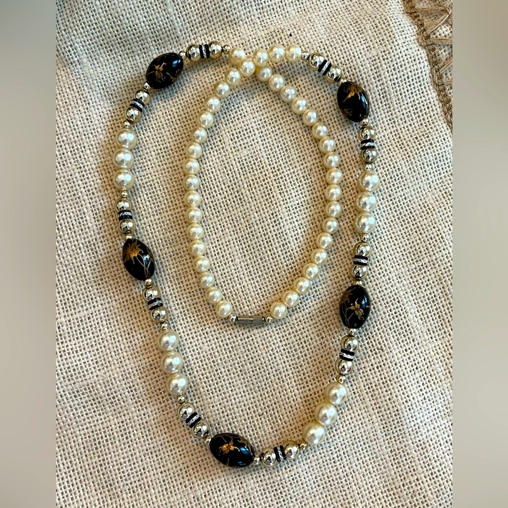 Vintage faux pearl